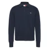 Tommy Jeans Essential Polo Sweater - Navy