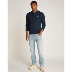 Tommy Jeans Essential Polo Sweater - Navy