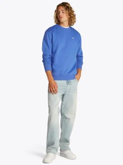 Tommy Jeans Flag Sweatshirt - Blue