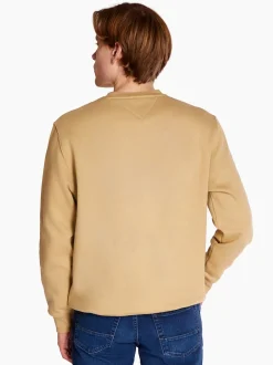 Tommy Jeans Flag Sweatshirt - Brown