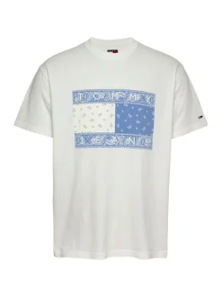 Tommy Jeans Flag T-Shirt - White