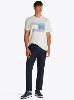Tommy Jeans Flag T-Shirt - White