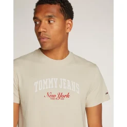 Tommy Jeans Varsity T-Shirt - Stone