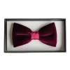 Zazzi Velvet Bow Tie - Red