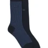 Boss 2 Pack Cotton Mini Pattern - Blue