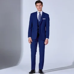 Boss Genius Slim Fit Trousers - Blue
