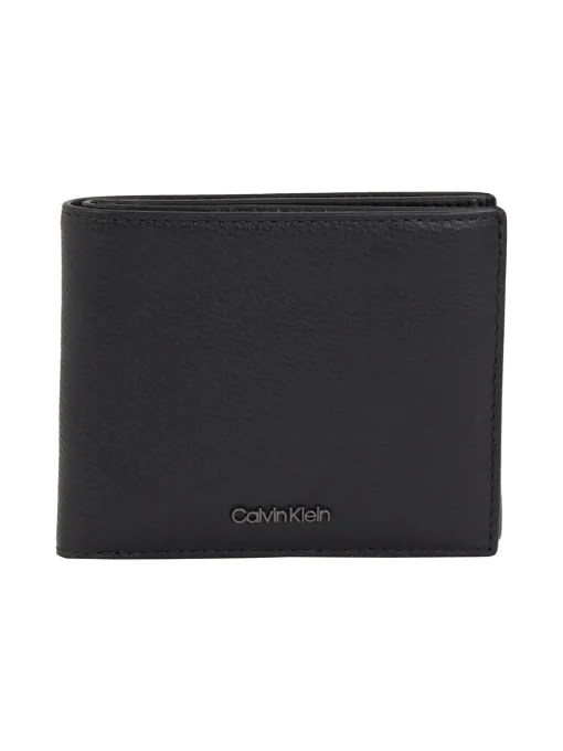 Calvin Klein Modern Business Bifold & Coin Wallet - Black