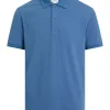 Calvin Klein Thermo Tech Pique Polo - Blue