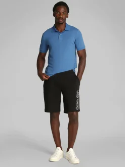 Calvin Klein Thermo Tech Pique Polo - Blue