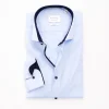 Eterna Plain Opaque Cover Shirt - Blue