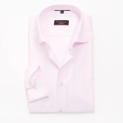Eterna Plain Opaque Cover Shirt - Pink