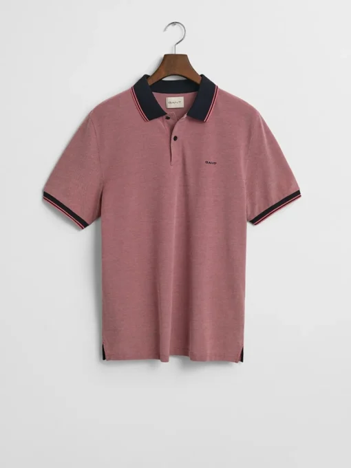 Gant Oxford Pique Polo - Red