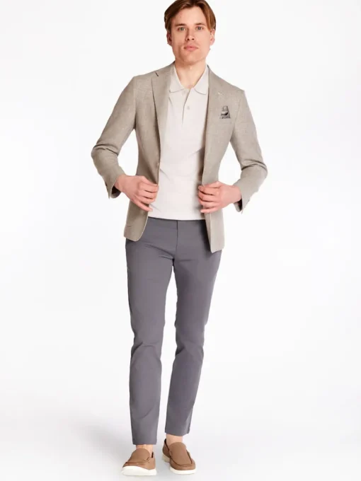 Herbie Frogg Plain Blazer - Stone