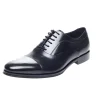 John White Guildhall Leather Shoe - Black