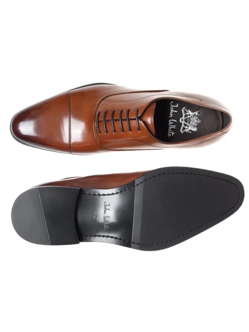 John White Guildhall Leather Shoe - Tan