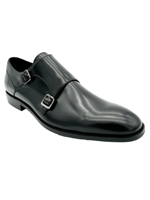 John White Monkton Black Formal Shoe - Black