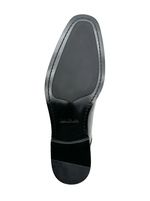 John White Monkton Black Formal Shoe - Black