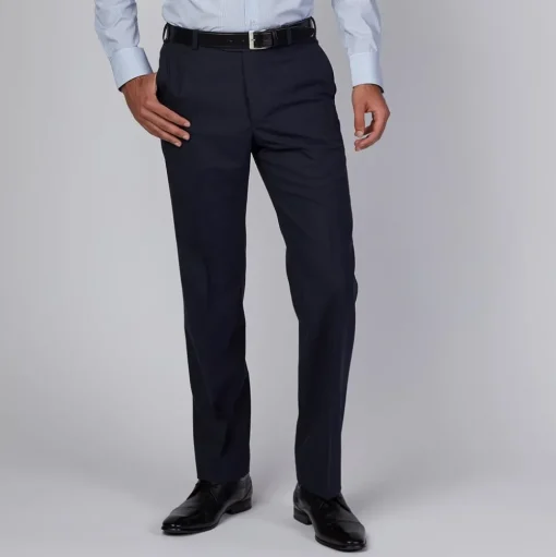 Marco Capelli Classic Regular Fit Trousers - Navy