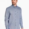 Marco Capelli Satin Stretch Graphic Print - Blue