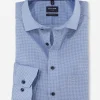 Olymp Geo Print Shirt - Blue