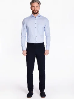 Olymp Geo Print Shirt - Blue