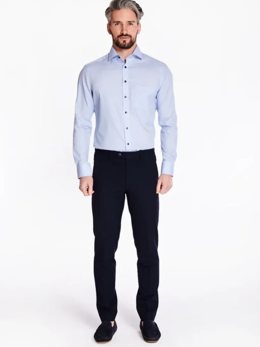 Olymp Geo Print Shirt - Blue