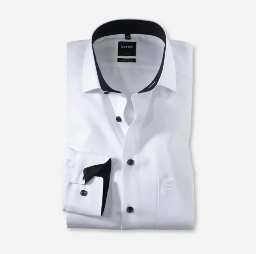 Olymp Natte Modern Fit Formal Shirt - White