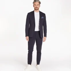Remus Uomo Favian Stretch Blazer - Navy