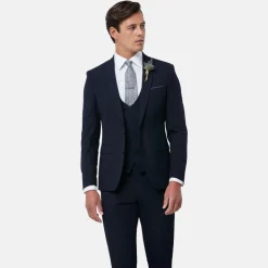 Remus Uomo Slim Fit Mix And Match Suit Trousers - Navy