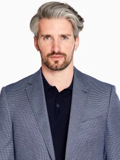 Skopes Doug Two Tone Structure Blazer - Navy