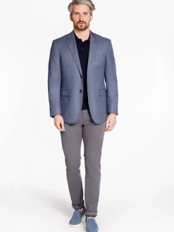 Skopes Doug Two Tone Structure Blazer - Navy