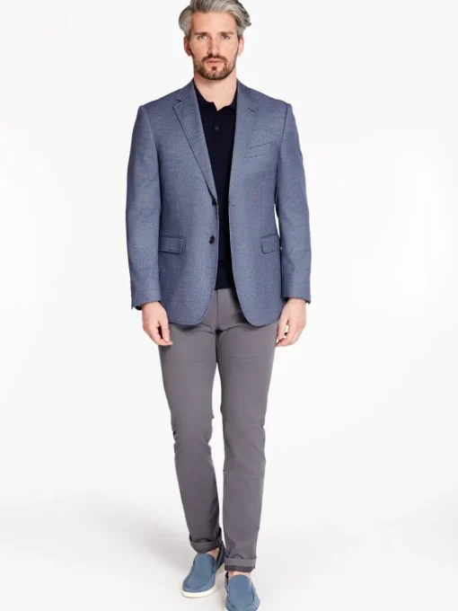 Skopes Doug Two Tone Structure Blazer - Navy