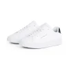 Tommy Hilfiger Court Leather Tumbled Sneaker - White