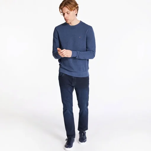 Tommy Hilfiger Essential Structure Crew Neck - Blue
