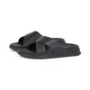Tommy Hilfiger Hilfiger Leather Sandal - Black