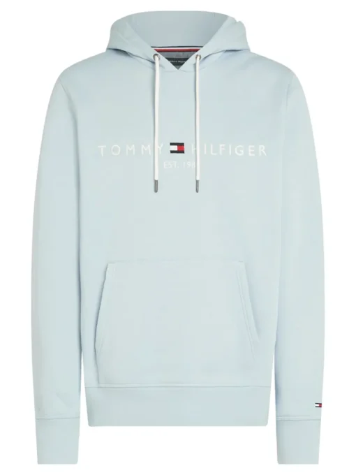 Tommy Hilfiger Logo Hoodie - Blue