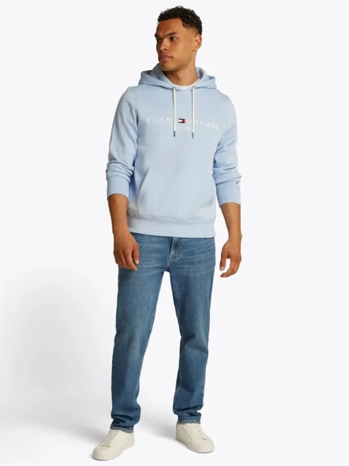 Tommy Hilfiger Logo Hoodie - Blue