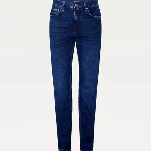 Tommy Hilfiger Straight Denton Bridger Indigo Jeans - Blue